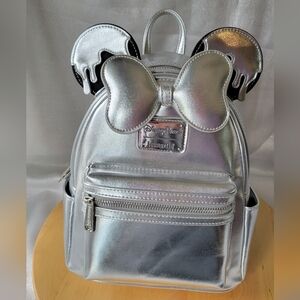 NWT Disney Parks Loungefly   Disney 100 Years Of Wonder Minnie Mouse Ears Loung